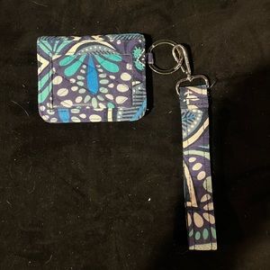 Blue Vera Bradley Wristlet